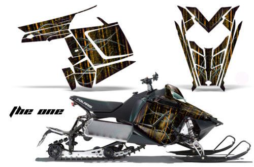 Polaris 2011 rush pro-rmk snowmobile sled graphic kit t