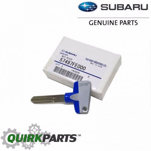 Genuine subaru oem key blank sti impreza wrx legacy forester baja new 57497fe000