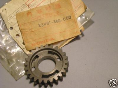 Nos honda 24t gear 74-75 cr125m cr125 m 23461-360-000