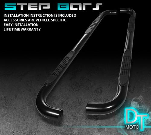 08-13 highlander suv 3" nerf side step bar running board black powder coated