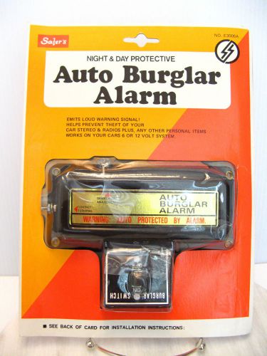 Vintage auto security burglar motion alarm safers 6 volt &amp; 12 volt nos noc nip