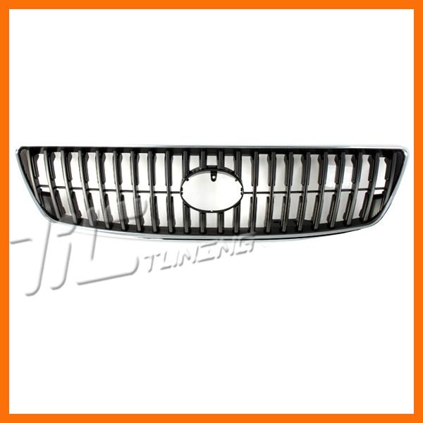 2001-2005 lexus gs300 gs430 chrome frame blk insert chrome grille grill front