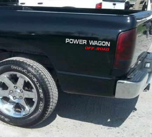 Power wagon off road decals