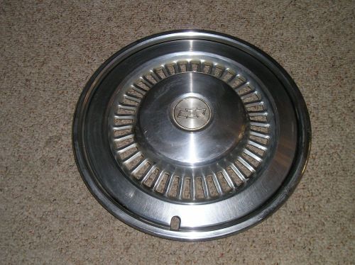 Vintage chevy chevrolet hubcap 15&#034; wheel cover