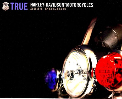 2011 harley-davidson police motorcycle brochure -flhp-flhtp-xl883l-fire &amp; rescue