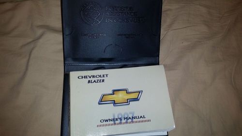 1997 chevrolet blazer car auto manual