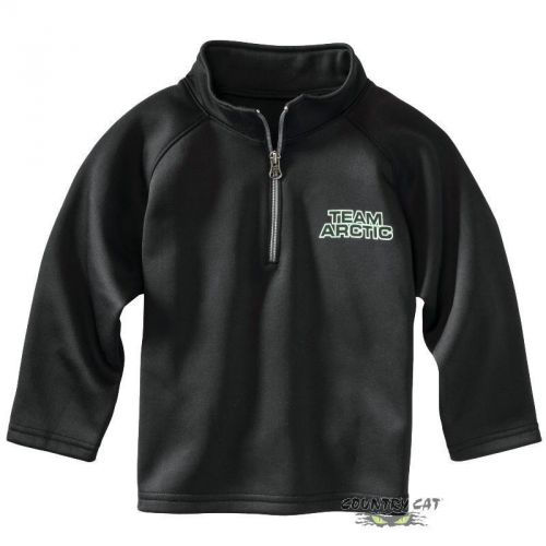 Arctic cat child&#039;s team arctic 1/4 zip performance sweatshirt – lime - 5263-38_