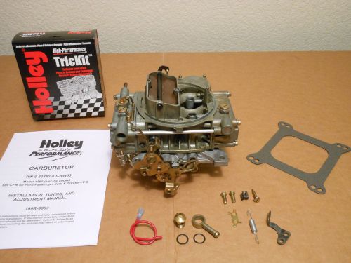 Rebuilt holley 80452 600cfm street-legal carburetor 1975-80 ford truck 302 351w