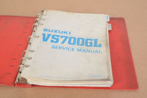 Suzuki vs700gl service manual - march 1985 - factory shop binder w/ supplement