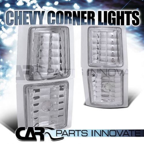 94-98 chevy c10 c/k tahoe/suburban clear corner signal lights