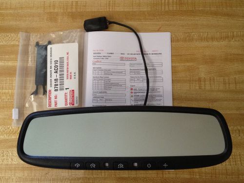 Toyota 2012-15 tacoma gentex hidden display homelink compass custom mirror kit