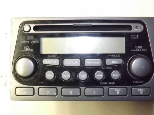 2003 2004 2005 2006 honda element am fm cd aux xm radio 39101-scv-a120-m1 oem