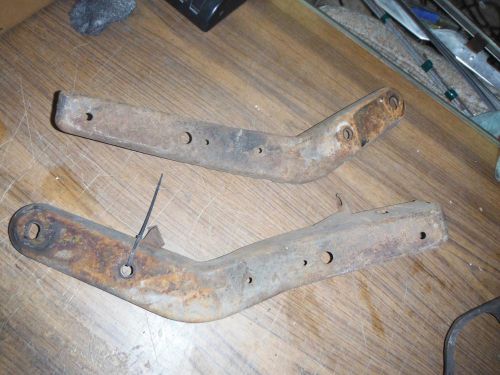 1965 ford fairlane 500 sedan bumper brace pair nice clean straight original