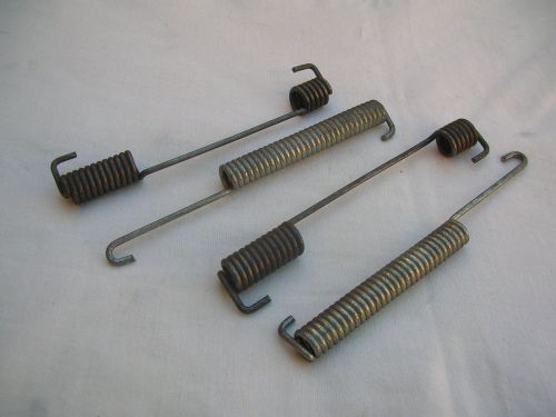 Dkw auto union 1000 &amp; 1000s rear brake shoe return spring set !!!!!!!!