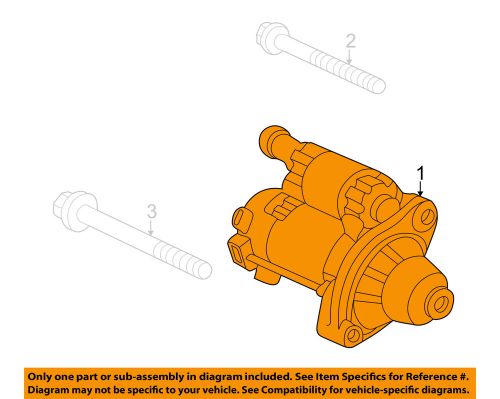 Honda oem 03-06 element-starter motor 06312raa505rm