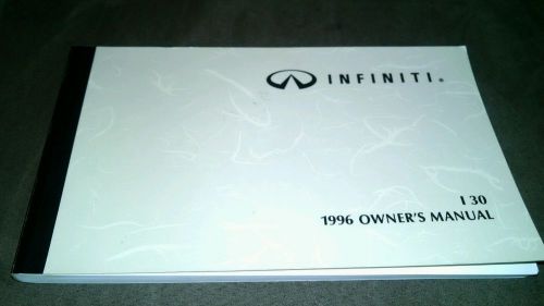 1996 infiniti i30 owner&#039;s manual