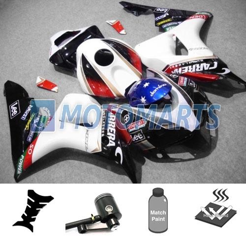 Bundle inj fairing w/ brake fluid reservoir oil pot for honda cbr1000rr 06 07 ad