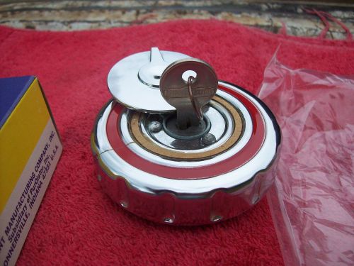 Vintage nos stant locking gas cap 1932 chevrolet 1933 1934 made in usa ratrod