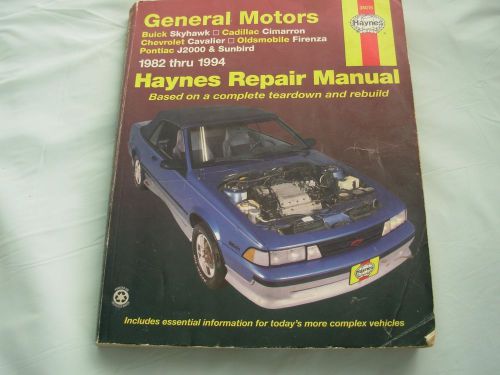 Haynes general motors 1982 thru 1994 #38015