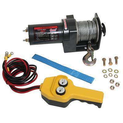 Summit racing® electric winch 931200 2000 lbs 5/32"x50' line power out