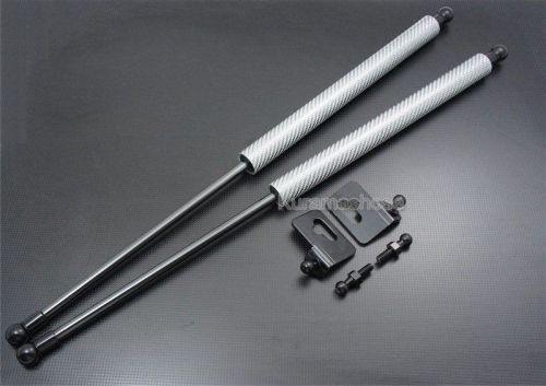 Fit nissan primera p11 g20 95-02 bonnet hood white carbon gas strut shock damper