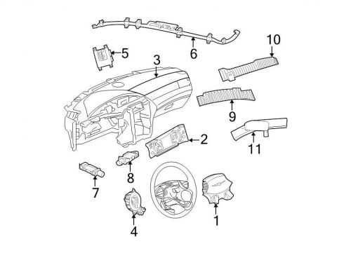 Chrysler oem  dashboard air vent 05028320ad image 10