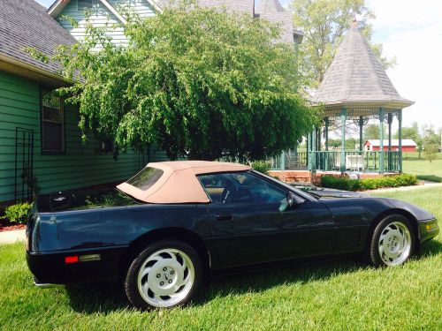 1991 corvette limited edition convertible only 25 built. polo green