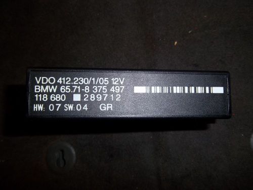 Bmw e38 740 750 vdo module cruise control module fits 95-01 pn 8375497