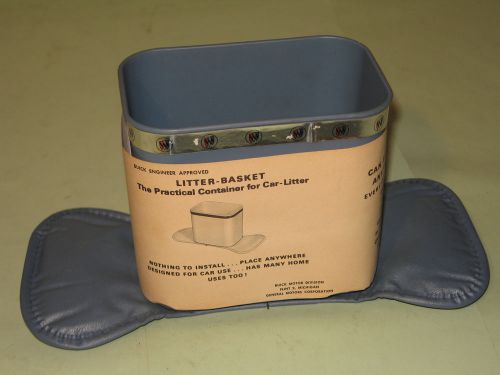 1963-1975 buick skylark lesabre electra riviera nos litter basket 980668