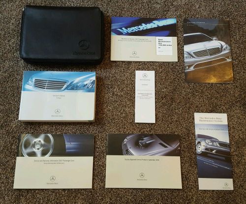 2007 07 mercedes benz s - class s 550 s 600 owner&#039;s owners manual set books oem