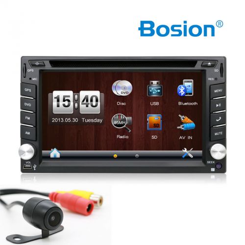 Universal double 2 din in dash car dvd audio radio stereo player gps navigation