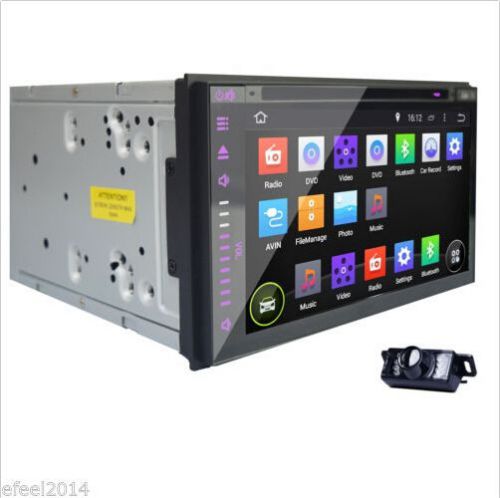 Hd 2din 7&#034; capacitive screen android 4.4 car dvd player wifi 3g +camera