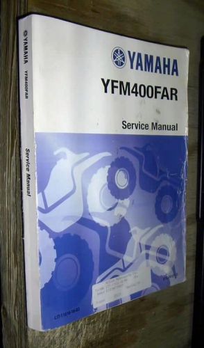 Yamaha kodiak 400 quad service manual yfm400far factory issue 2002