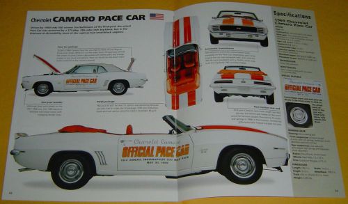 1969 chevrolet camaro convertible ss indy 500 pace car imp info/spec/photo 16x11