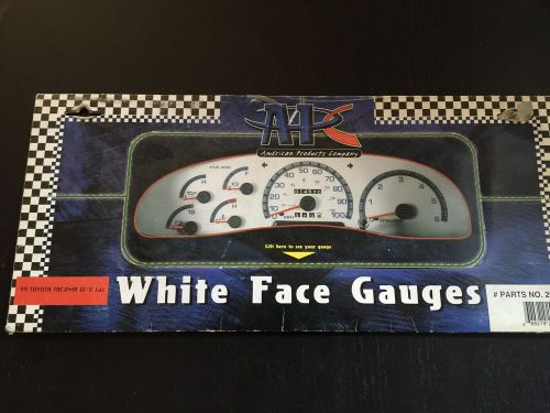 1998 1999 2000 toyota tacoma pickup cluster white face glow through gauges