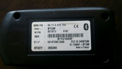 Bmw bluetooth adapter 84 11 0 410 144