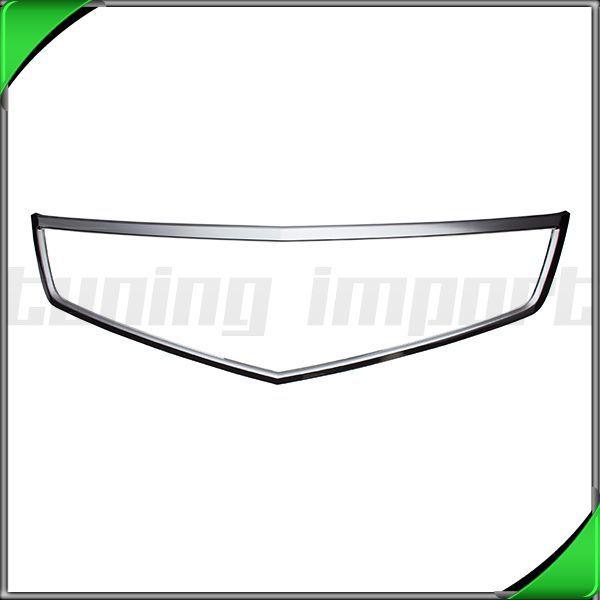 New front grille surround molding chrome ac1210108 plastic 2006-2008 acura tsx