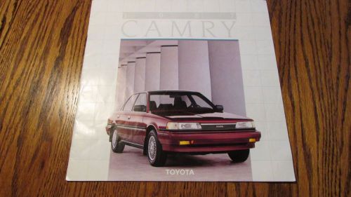 Toyota 1987 camry color brochure