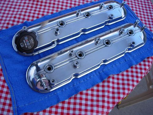 Gm ls oem-engine valve covers (chromed)  4.8l 5.3l 6.0l 6.2l