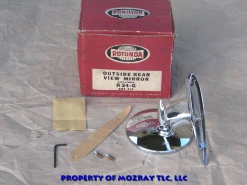 Rotunda rear view mirror ford f100-350 1966-1961 nos