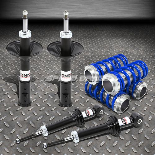 Dna gas shock absorber struts+scaled coilover springs for 02-05 mit lancer es