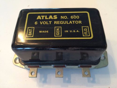 Voltage regulator group #4 by atlas. 6 volt new aftermarket unit