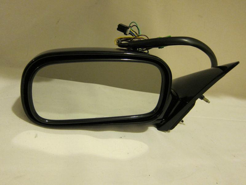 2000-2002 cadillac deville used oem lt (driver) mirror -- 12 wires -- black