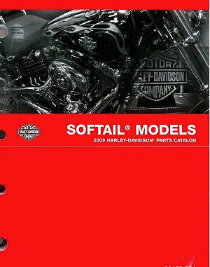 Harley softail parts catalog 2009 99455-09