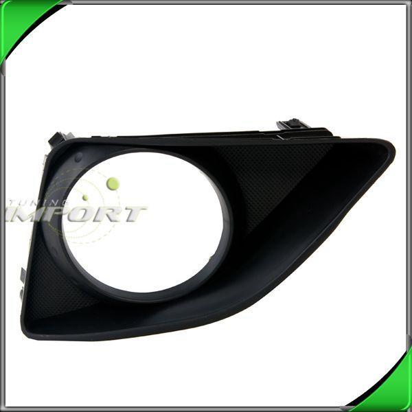 09-10 corolla front bumper fog lamp hole cover frame insert trim bezel cap left