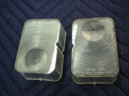 1967 oldsmobile cutlass 442 front marker clear lense inserts *inserts only*