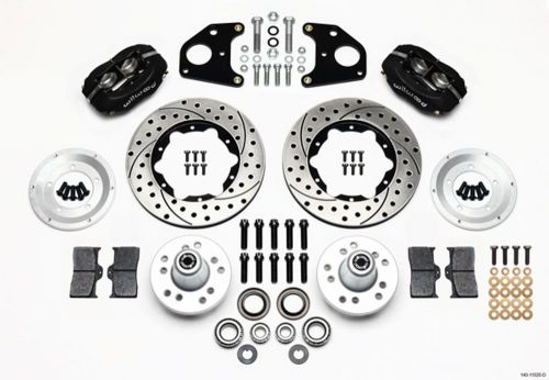 Wilwood dynalite 4 piston front brake system mopar b/e 1962-72 p/n 140-11020-d