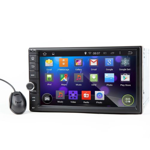 Quad core android 4.4 os 2 din 7&#034; car pc radio stereo gps bt touch screen o wifi