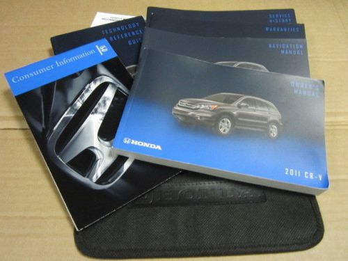 2011 honda cr v owners manual with navigation  (oem)  - j2608