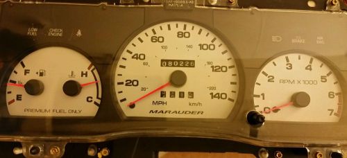 2003 2004 mercury marauder cluster